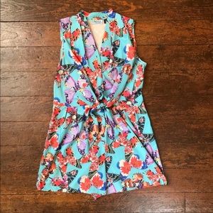 CYNTHIA by Cynthia Rowley Butterfly Romper